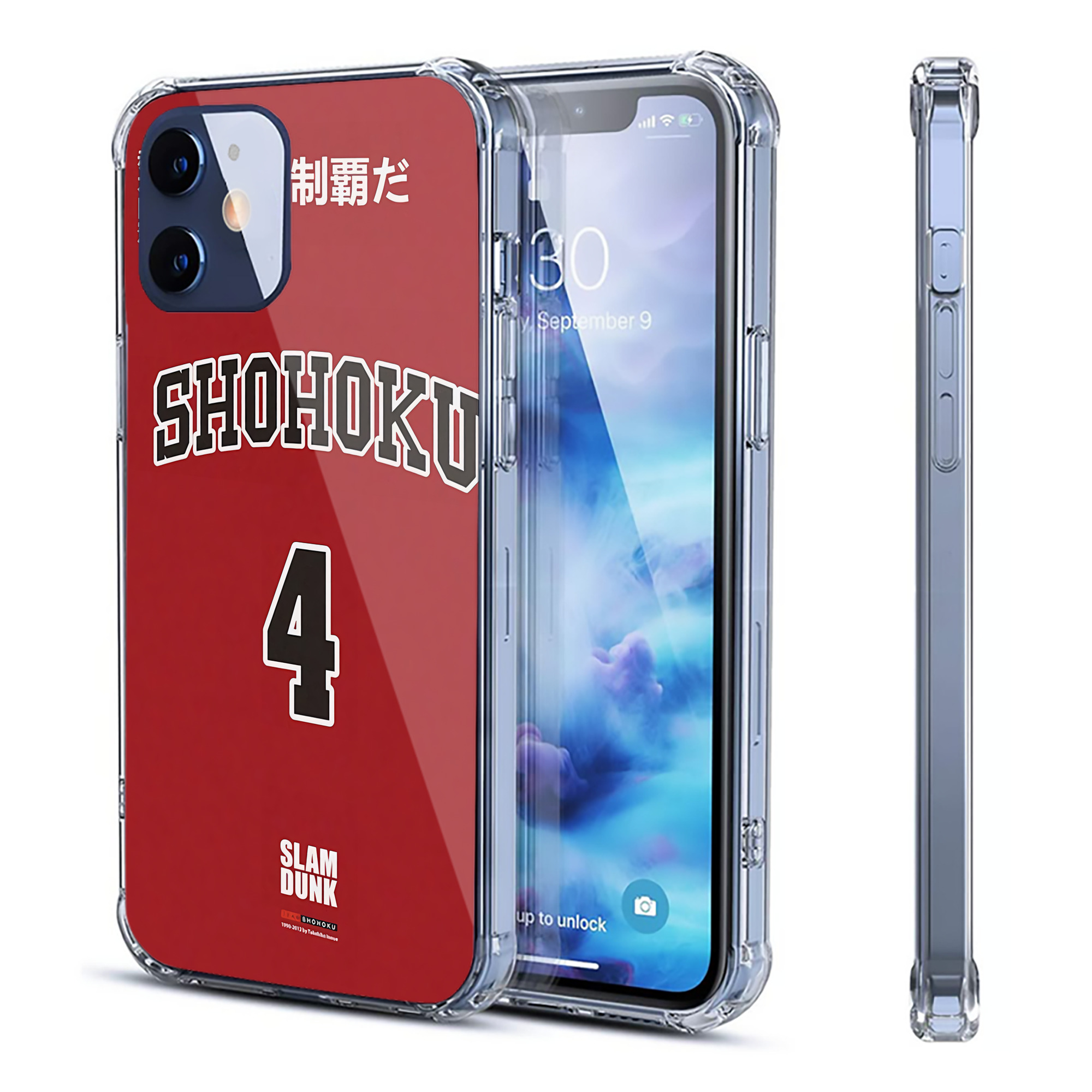 （画像用） SLAM DUNK／スラムダンク 【iPhone 12シリーズ対応】透明スマホケース（クリアソフトケース）